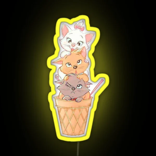 Aristocats RGB Neon Sign