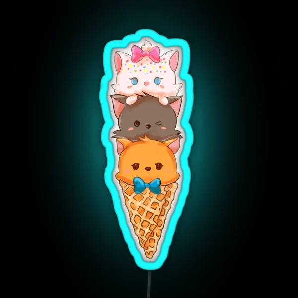 Aristocats RGB Neon Sign