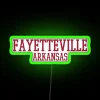 Arkansas Razorbacks Campus Text RGB Neon Sign - Image 3