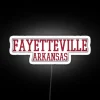 Arkansas Razorbacks Campus Text RGB Neon Sign - Image 4