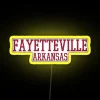 Arkansas Razorbacks Campus Text RGB Neon Sign - Image 5