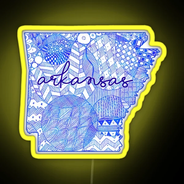 Arkansas RGB Neon Sign