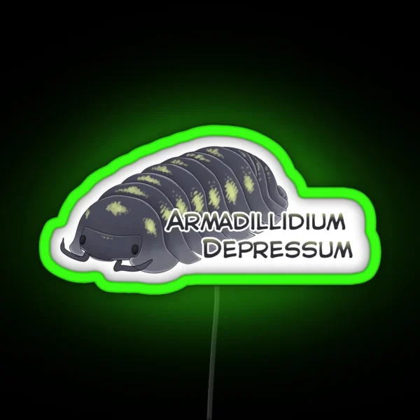 Armadillidium Depressum RGB Neon Sign