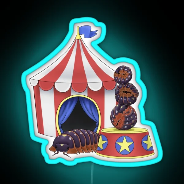 Armadillidium Klugii Clowns RGB Neon Sign