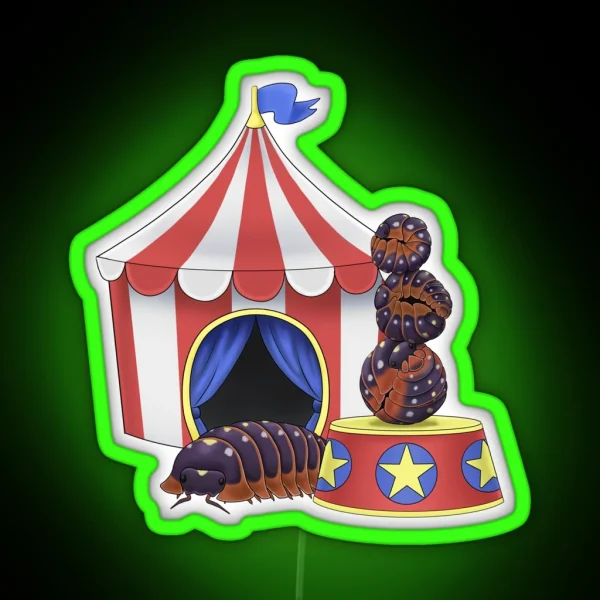 Armadillidium Klugii Clowns RGB Neon Sign