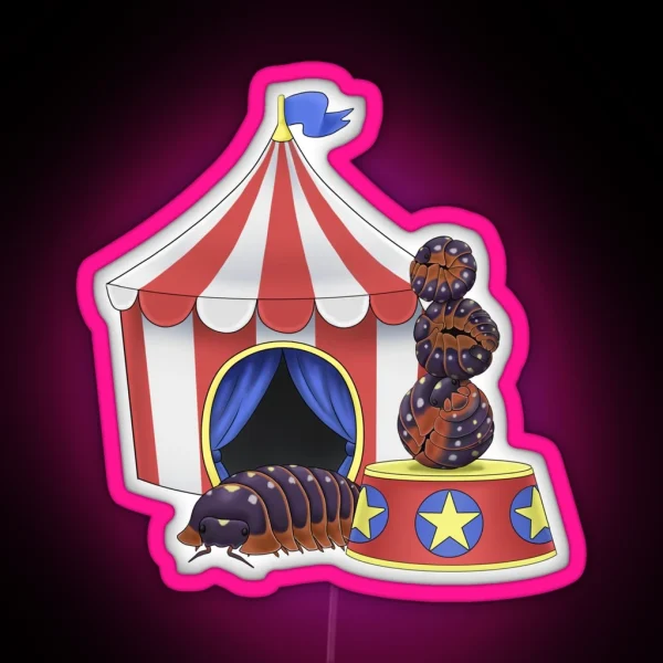 Armadillidium Klugii Clowns RGB Neon Sign