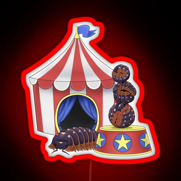 Armadillidium Klugii Clowns RGB Neon Sign