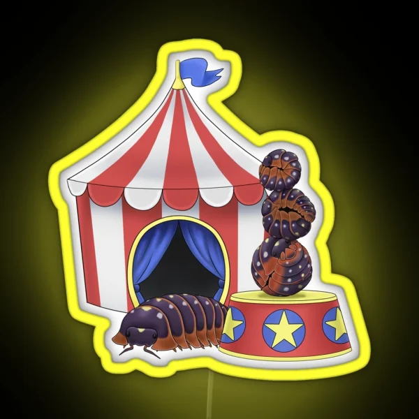 Armadillidium Klugii Clowns RGB Neon Sign