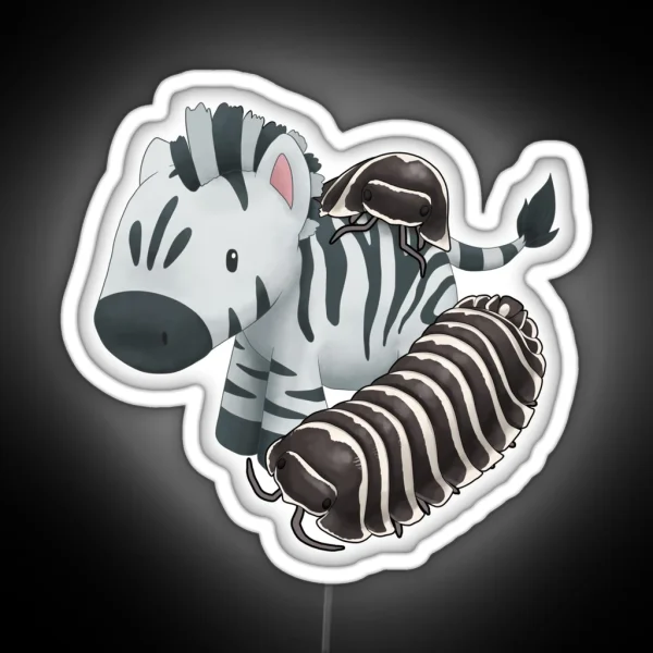Armadillidium Maculatum Zebra RGB Neon Sign