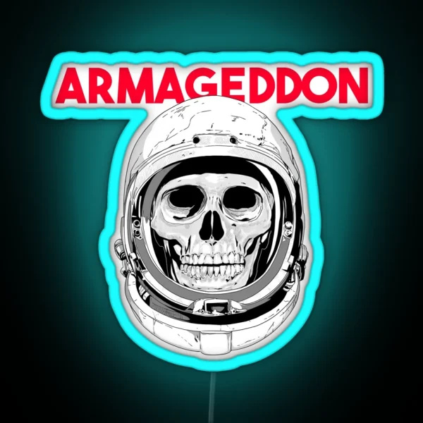 Armageddon Astronaut RGB Neon Sign