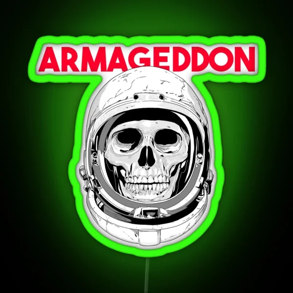 Armageddon Astronaut RGB Neon Sign