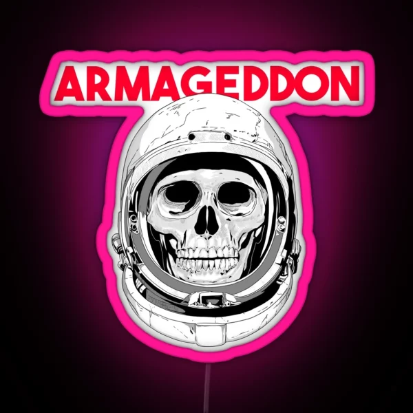 Armageddon Astronaut RGB Neon Sign