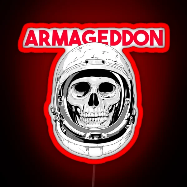 Armageddon Astronaut RGB Neon Sign