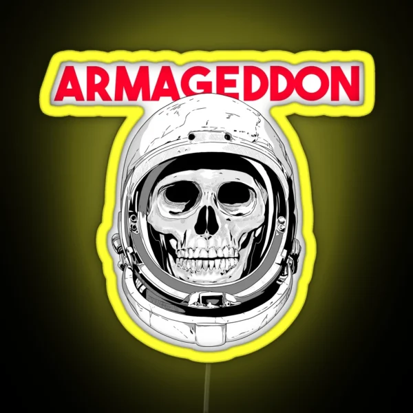 Armageddon Astronaut RGB Neon Sign