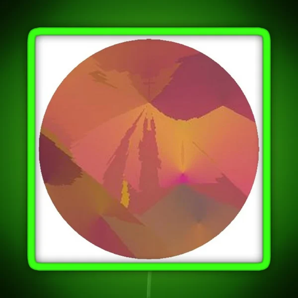 Armageddon Sunset RGB Neon Sign