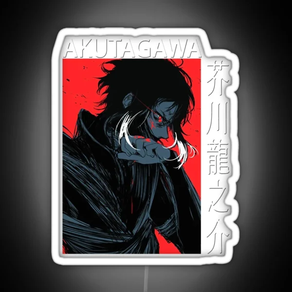 Armed Detective Agency Join Forces Ryunosuke Akutagawa Bsd Anime And Manga RGB Neon Sign