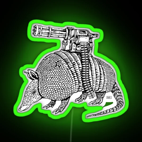 Armordillo RGB Neon Sign