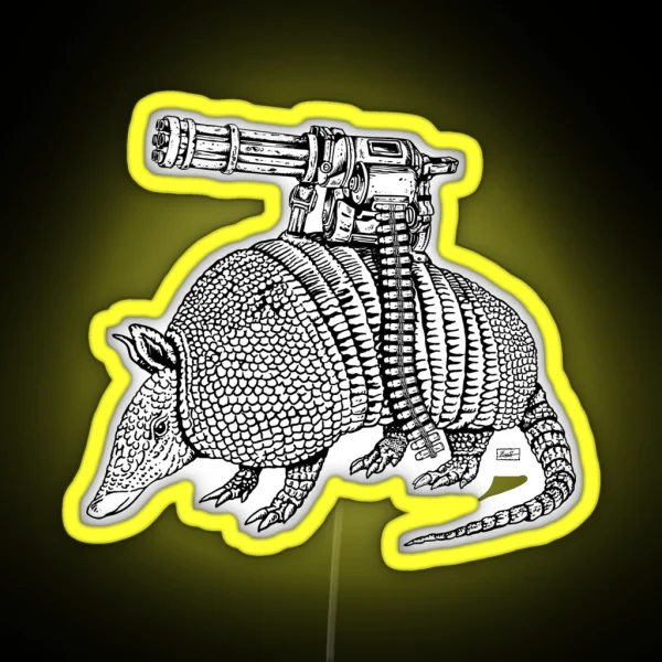 Armordillo RGB Neon Sign