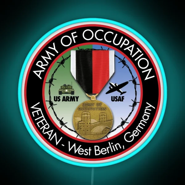 Army Of Occupation Logo RGB Neon Sign