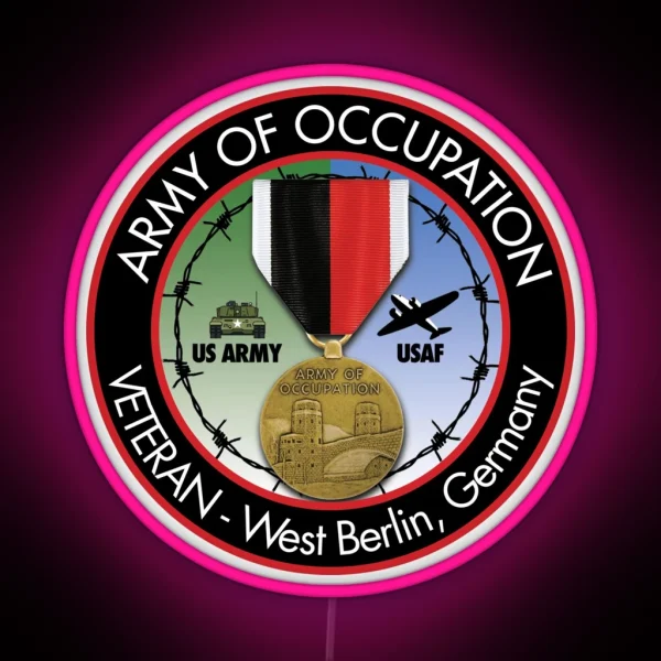 Army Of Occupation Logo RGB Neon Sign
