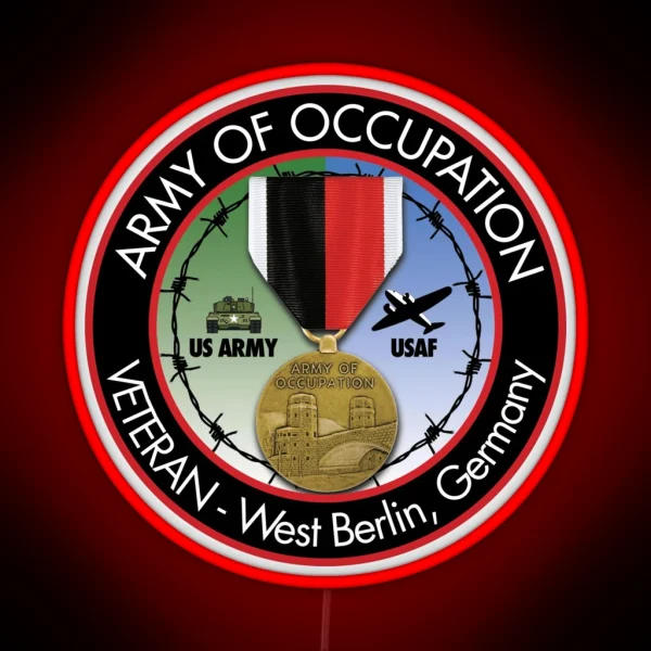 Army Of Occupation Logo RGB Neon Sign