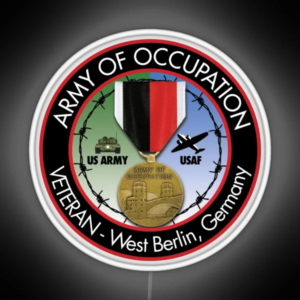 Army Of Occupation Logo RGB Neon Sign
