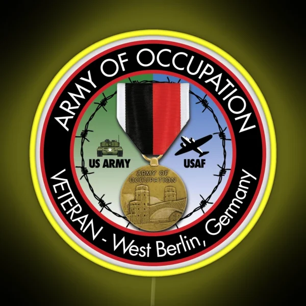 Army Of Occupation Logo RGB Neon Sign