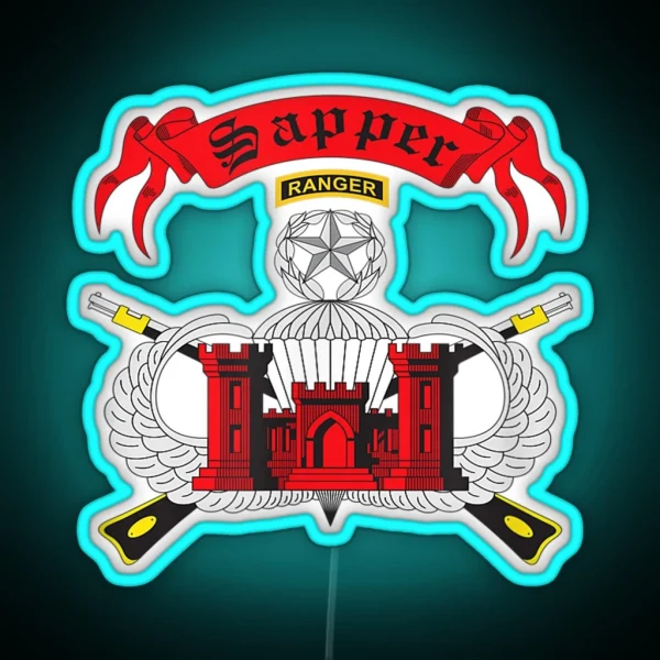 Army Sapper Tab RGB Neon Sign