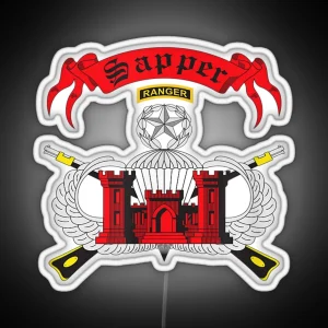 Army Sapper Tab RGB Neon Sign