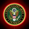 Army US Army Veteran RGB Neon Sign - Image 2