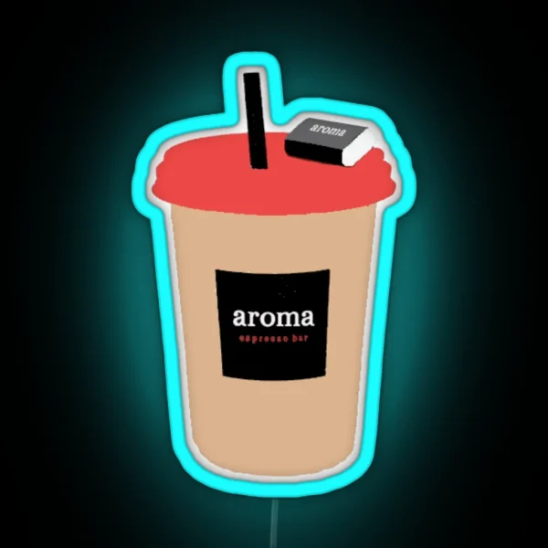 Aroma Espresso Bar Coffee RGB Neon Sign