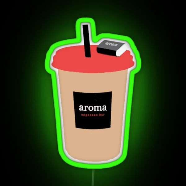 Aroma Espresso Bar Coffee RGB Neon Sign