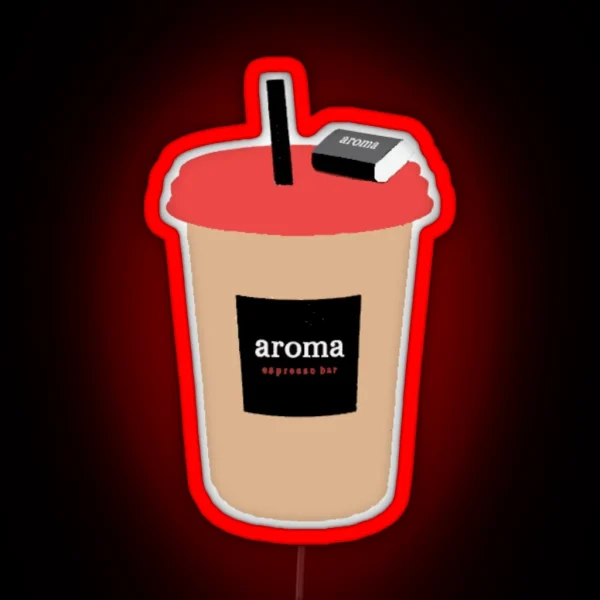 Aroma Espresso Bar Coffee RGB Neon Sign