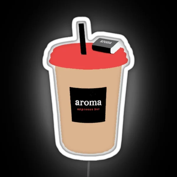 Aroma Espresso Bar Coffee RGB Neon Sign