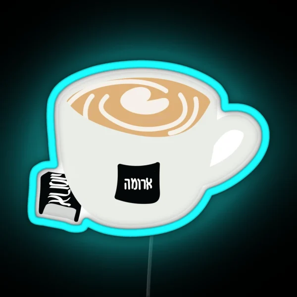 Aroma Hot Coffee RGB Neon Sign