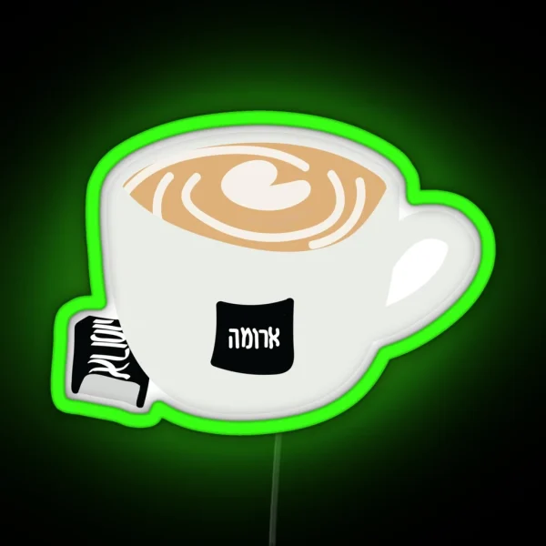 Aroma Hot Coffee RGB Neon Sign