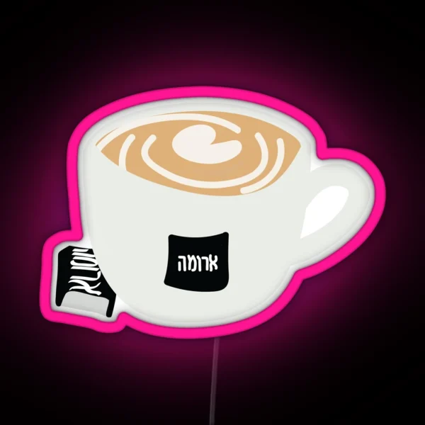 Aroma Hot Coffee RGB Neon Sign