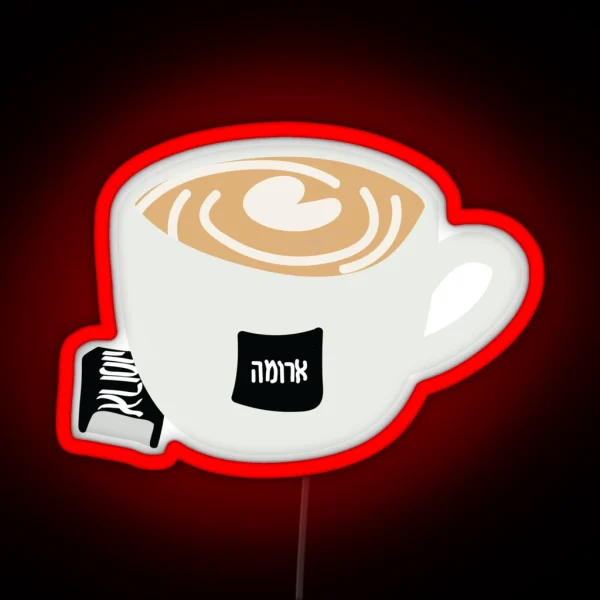 Aroma Hot Coffee RGB Neon Sign