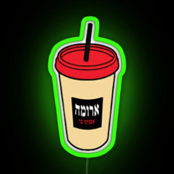 Aroma One Cup Led RGB Neon Sign