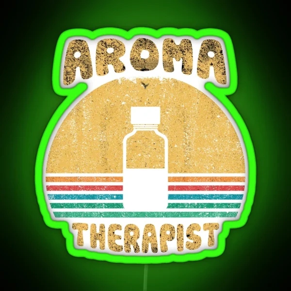 Aroma Therapist RGB Neon Sign