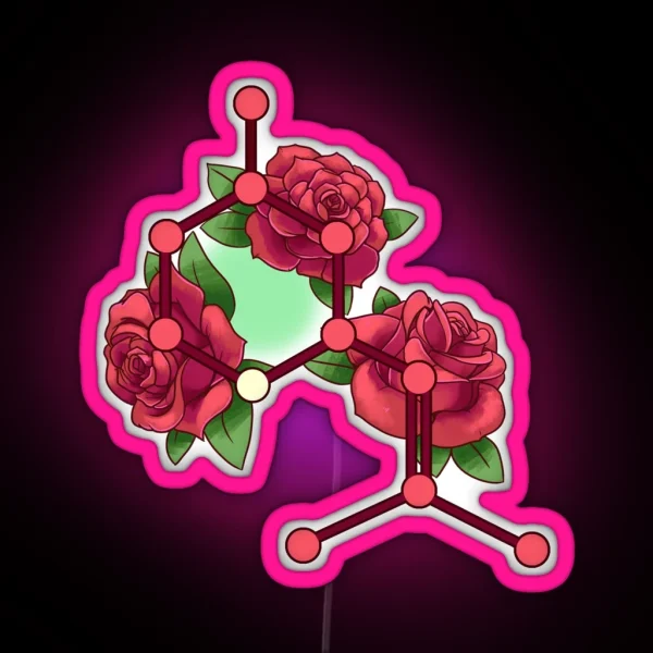 Aromachemistry Rose RGB Neon Sign