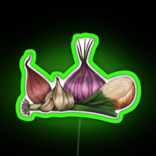 Aromatic Alliums RGB Neon Sign