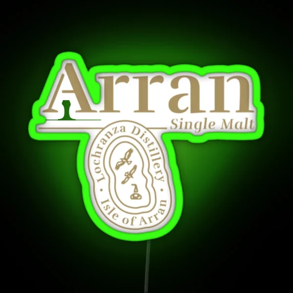 Arran Roberts Burns Single Malt RGB Neon Sign