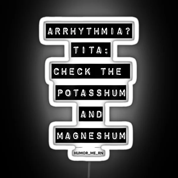 Arrhythmia RGB Neon Sign