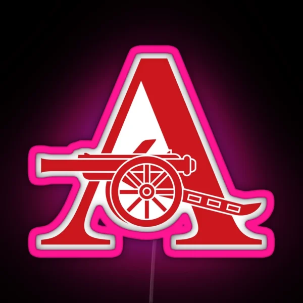 Arsenal A And Cannon RGB Neon Sign