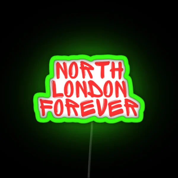 Arsenal North London Forever Typography Led RGB Neon Sign