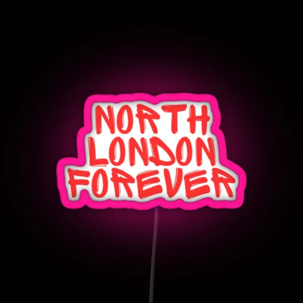 Arsenal North London Forever Typography Led RGB Neon Sign