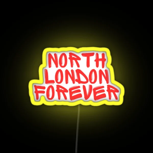 Arsenal North London Forever Typography Led RGB Neon Sign