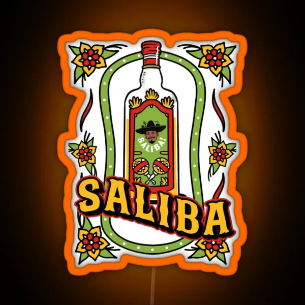 Arsenal William Saliba Tequila RGB Neon Sign