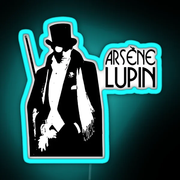 Arsene Lupin Netflix The Gentleman Thief RGB Neon Sign